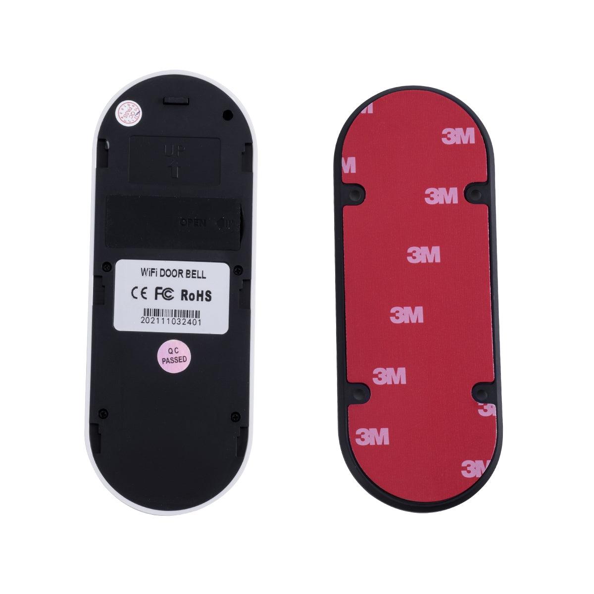 GloboStar® 86074 Επαναφορτιζόμενη Ψηφιακή Έξυπνη Camera Εξώπορτας 1080P WiFi 166° Μοιρών - 2500mAh - Νυχτερινή Όραση με LED IR - Ανιχνευτή Κίνησης - Κουδούνι - Διπλή Κατέυθυνση Ομιλίας - Λευκό - ledmania.gr
