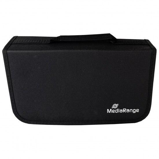 MediaRange Media Storage Wallet for 96 Discs Nylon Black (MRBOX55) - ledmania.gr