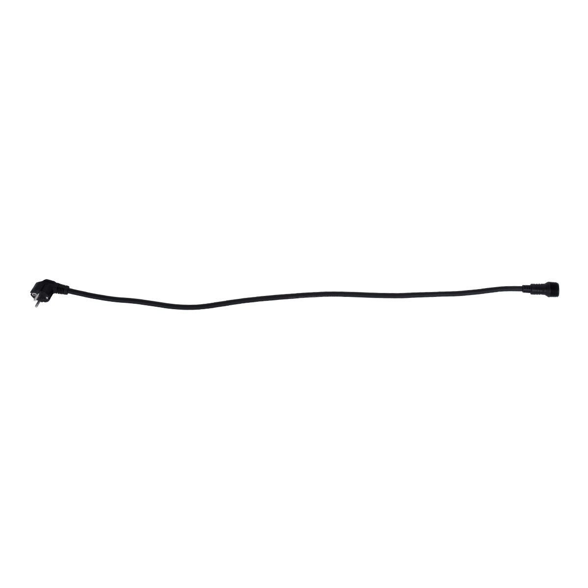 GloboStar® 51172 Καλώδιο Ρεύματος 3PIN DMX512 1 Μέτρο από Female XLR σε Male Πρίζα Schuko Τερματισμένο Αδιάβροχο IP65 Μ100cm - Μαύρο - ledmania.gr