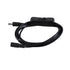 GloboStar® 70682 Καλώδιο Διακόπτης ON/OFF DC 12-24V 180cm από Jack Male 2.1x5.5mm σε Female 2.1x5.5mm Μαύρο L185 x W1.9 x H1.5cm - ledmania.gr