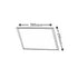 LED PANEL DIM 25W 295x595x10mm 6000K 2300Lm 230V Ra80 - ledmania.gr