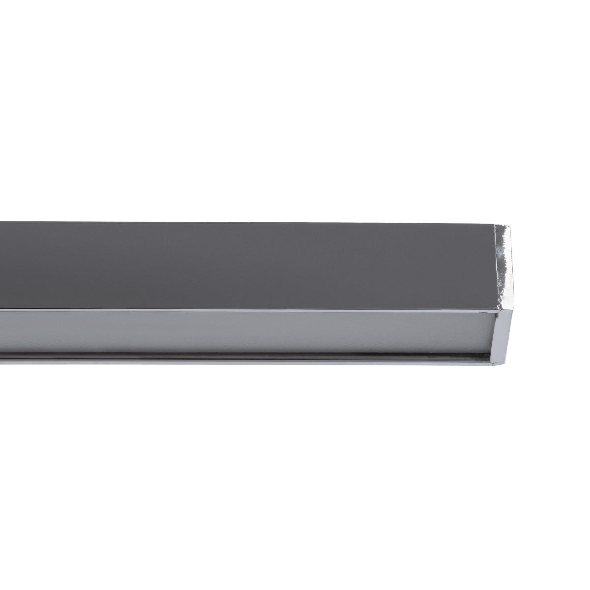 GloboStar® ROSA 60451 Μοντέρνο Φωτιστικό Τοίχου - Απλίκα Καθρέπτη Μπάνιου - Πίνακα LED 12W 1400lm 120° AC 220-240V IP44 Μ60 x Π15 x Υ7cm - Φυσικό Λευκό 4500K - Χρώμιο Νίκελ - ledmania.gr