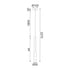 ΚΡΕΜΑΣΤΟ Φ/Σ LED 5W 3000K 300LM ESTRELA ΛΕΥΚΟ ΜΕΤ/ΚΟ IP20 D6XH228CM - ledmania.gr