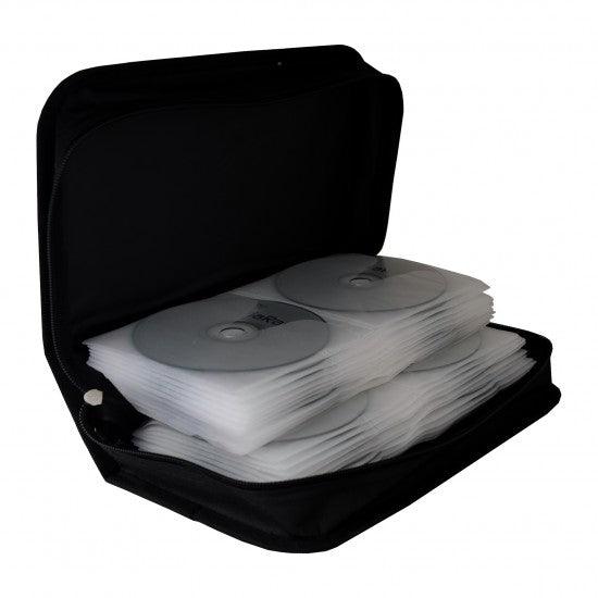 MediaRange Media Storage Wallet for 96 Discs Nylon Black (MRBOX55) - ledmania.gr