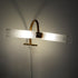 GloboStar® FLORA 60415 Μοντέρνο Φωτιστικό Τοίχου - Απλίκα Καθρέπτη Μπάνιου - Πίνακα 2 x G9 270° AC 220-240V IP44 Μ31 x Π13 x Υ12cm - Χάλκινο - ledmania.gr