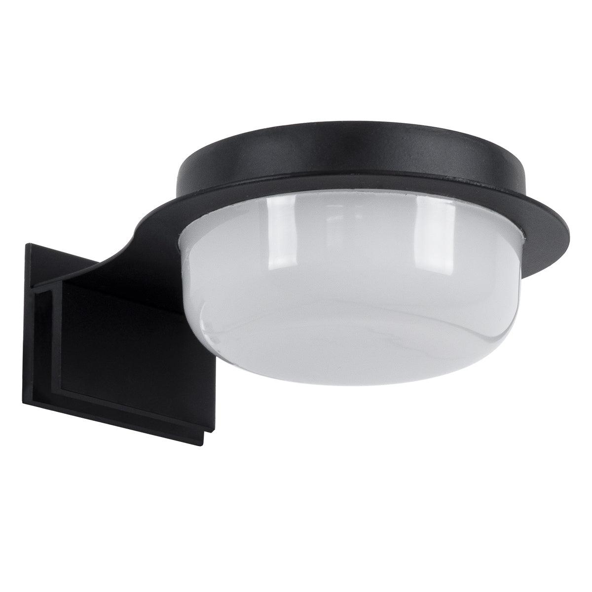 GloboStar® KIARA 60400 Μοντέρνο Φωτιστικό Τοίχου - Απλίκα Καθρέπτη Μπάνιου με 3 Τρόπους Τοποθέτησης LED 5W 560lm 120° AC 220-240V IP44 Μ10 x Π13 x Υ3cm - Φυσικό Λευκό 4500K - Μαύρο - ledmania.gr