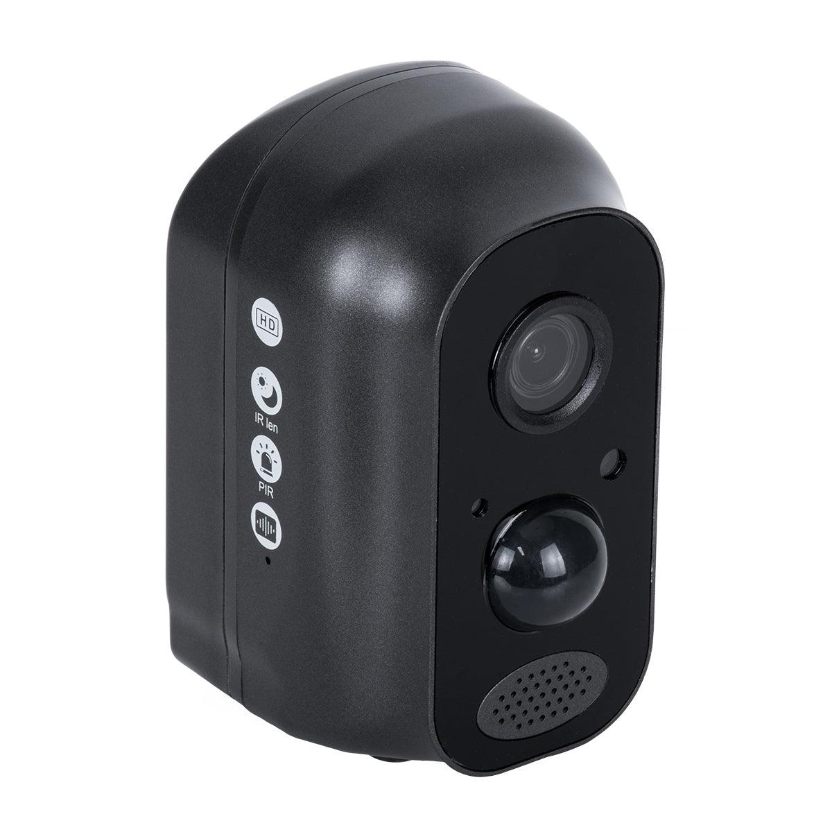 GloboStar® 86026 Επαναφορτιζόμενη Επιτραπέζια/Τοίχου IP Camera 1080P WiFi 90° Μοιρών - 6200mAh - Νυχτερινή Όραση με LED IR - Διπλή Κατέυθυνση Ομιλίας - Ανιχνευτή Κίνησης - Νυχτερινή Λήψη - Θέση SD Κάρτας Max 128GB - 25 Μέρες Stand By - ledmania.gr