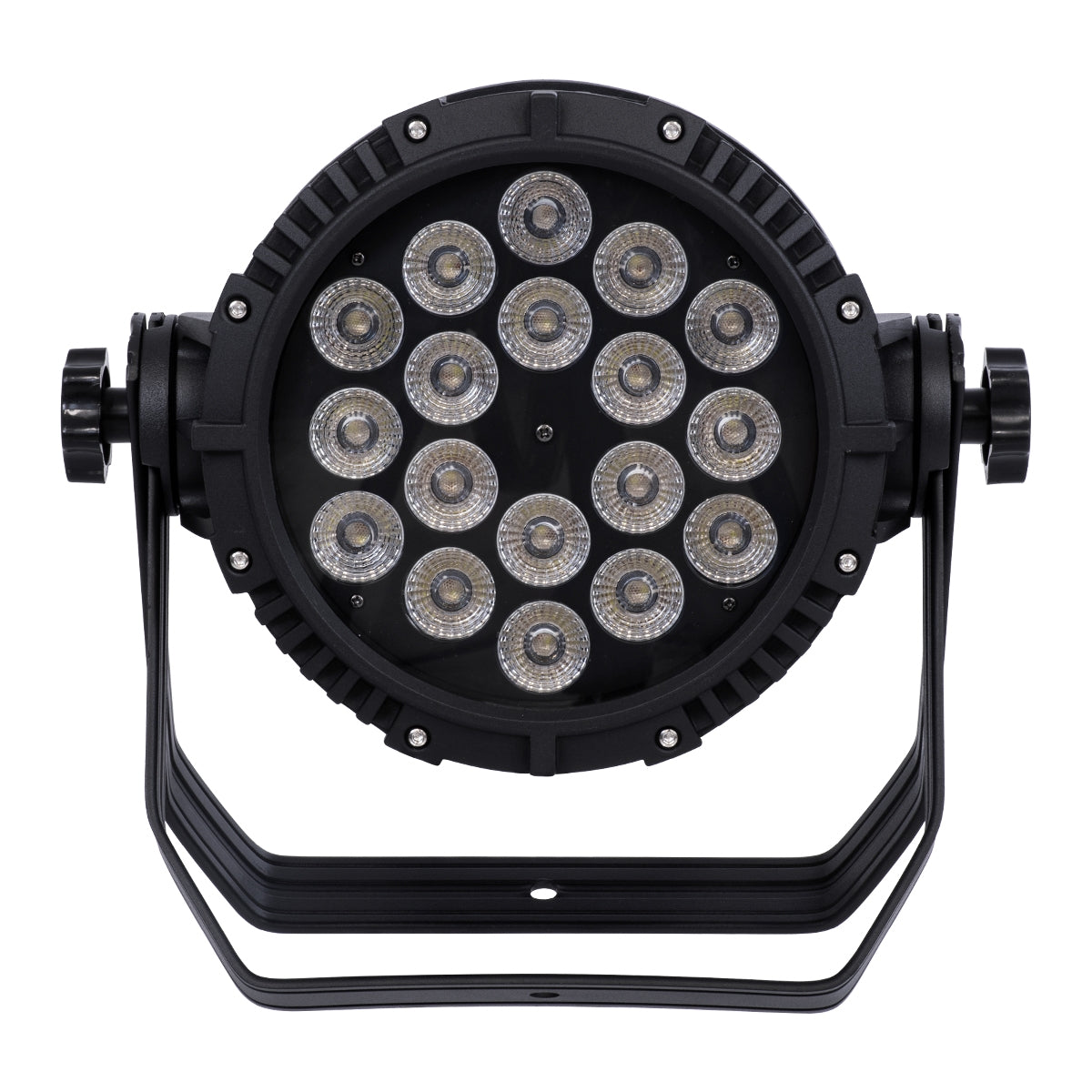 GloboStar® 51130 CENTAUR Επαγγελματική Κεφαλή PAR DMX512 270W AC 230V 4in1 - SPOT 30° OSRAM LED Αδιάβροχη IP65 RGBW - Μαύρο - L22.6 x W22 x H32cm - ledmania.gr