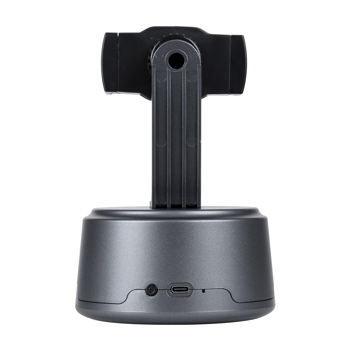 GloboStar® 86005 Following Face Auto Tracking Live Steaming Mobile Stand - Βάση Κινητού με Ανιχνευτή Κίνησης & Βάση για Τρίποδο - Μαύρο - ledmania.gr