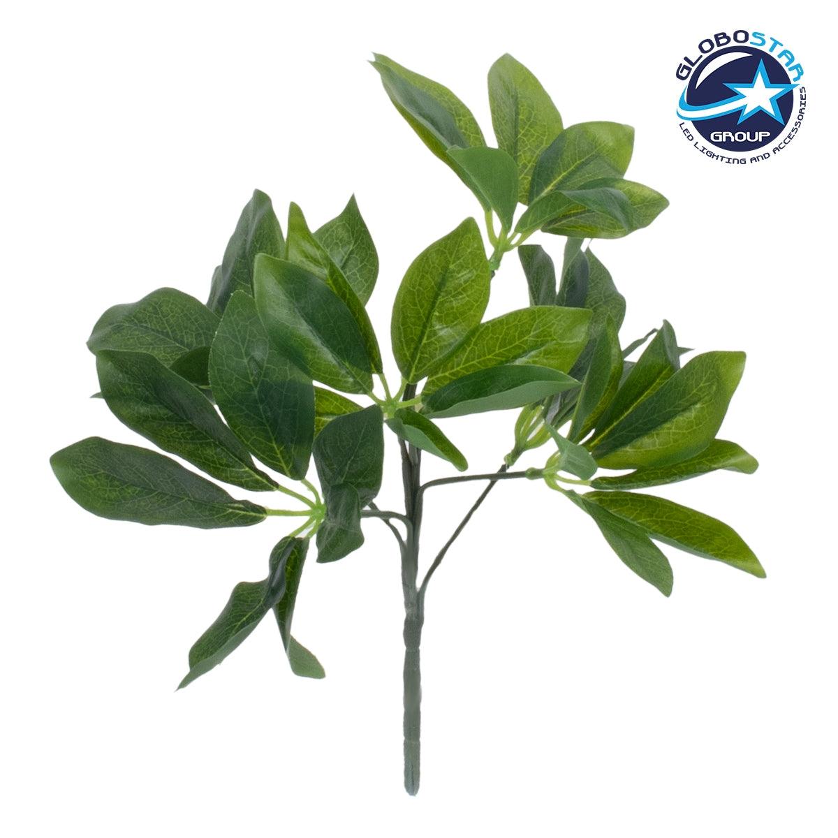 GloboStar® SCHEFFLERA 78222 Τεχνητό Φυτό Σεφλέρα - Μπουκέτο Διακοσμητικών Φυτών - Κλαδιών με Φύλλωμα Πράσινο Υ30cm - ledmania.gr