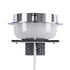 GloboStar® KIARA 60402 Μοντέρνο Φωτιστικό Τοίχου - Απλίκα Καθρέπτη Μπάνιου με 3 Τρόπους Τοποθέτησης LED 5W 560lm 120° AC 220-240V IP44 Μ10 x Π13 x Υ3cm - Φυσικό Λευκό 4500K - Χρώμιο Νίκελ - ledmania.gr