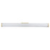 GloboStar® MABEL 60429 Μοντέρνο Φωτιστικό Τοίχου - Απλίκα Καθρέπτη Μπάνιου - Πίνακα LED 12W 1400lm 270° AC 220-240V IP44 Μ60 x Π10 x Υ5cm - Φυσικό Λευκό 4500K - Χρυσό - ledmania.gr