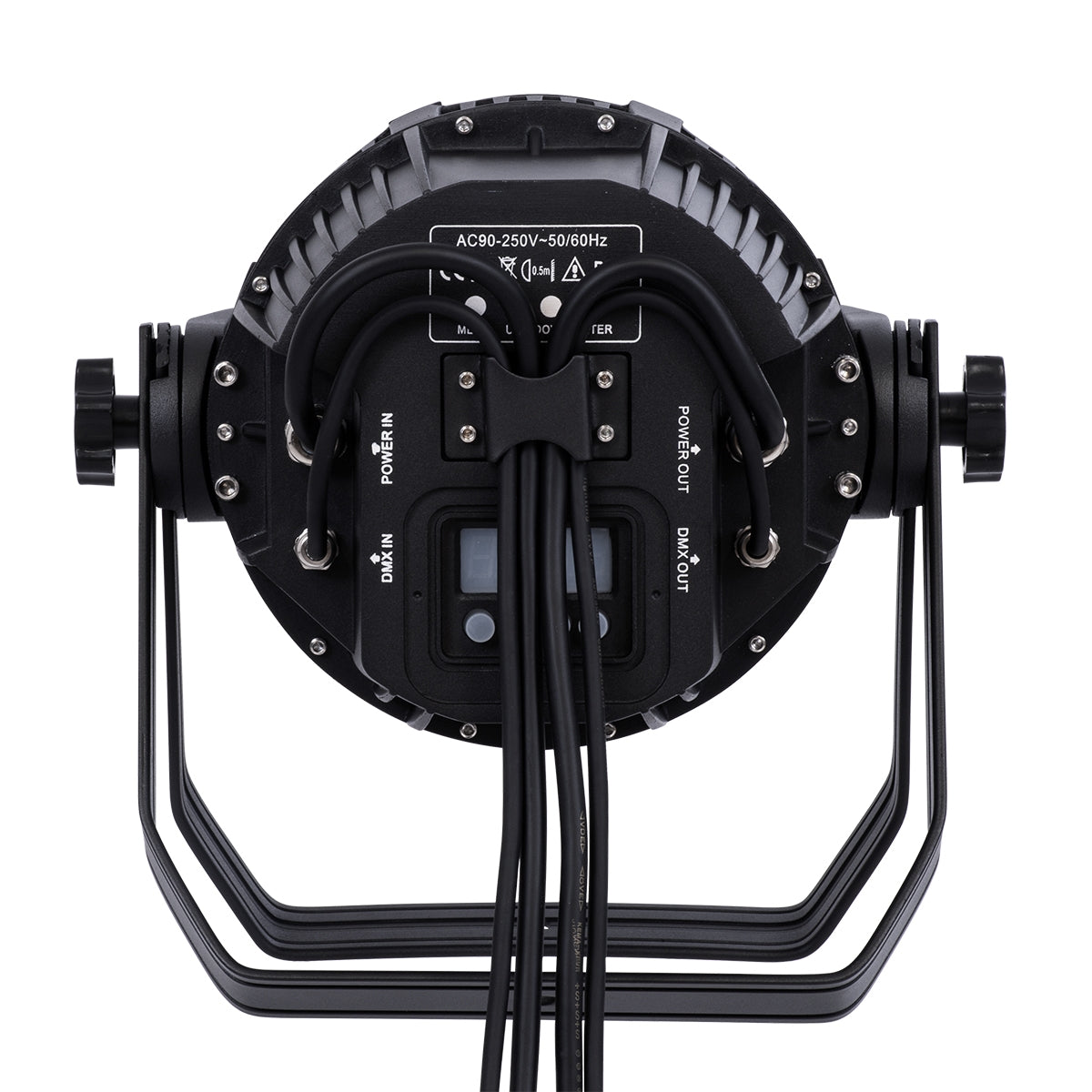 GloboStar® 51130 CENTAUR Επαγγελματική Κεφαλή PAR DMX512 270W AC 230V 4in1 - SPOT 30° OSRAM LED Αδιάβροχη IP65 RGBW - Μαύρο - L22.6 x W22 x H32cm - ledmania.gr