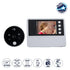 GloboStar® 86017 Ψηφιακή Έξυπνη Camera Εξώπορτας 90° Μοιρών με Έγχρωμη Οθόνη 2.8" Inches - Νυχτερινή Όραση με LED IR - Κουδούνι - Εσωτερική Μνήμη Αποθήκευσης - Λειτουργεί με 4 Μπαταρίες AAA - ledmania.gr