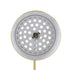 GloboStar® PRAGUE 00991 Μοντέρνο Φωτιστικό Δαπέδου Μονόφωτο 1 x E27 Χρυσό Μεταλλικό Καμπάνα & Μαύρη Μαρμάρινη Βάση L90 x W29.5 x H180cm - ledmania.gr