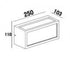 ΑΠΛΙΚΑ ΟΡΘΟΓΩΝΙΑ ΜΕ ΠΕΡΣΙΔΑ E27 18W IP54 - ledmania.gr