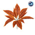 GloboStar® AGLAONEMA ORANGE 78265 Τεχνητό Φυτό Αγλαόνημα Πορτ. - Μπουκέτο Διακοσμητικών Φυτών - Κλαδιών με Φύλλωμα Πορτοκαλί Υ30cm - ledmania.gr