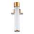 GloboStar® ELSA 60407 Μοντέρνο Φωτιστικό Τοίχου - Απλίκα Καθρέπτη Μπάνιου - Πίνακα 1 x G9 360° AC 220-240V IP44 Μ3.5 x Π13.5 x Υ20cm - Χάλκινο - ledmania.gr