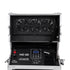 GloboStar® 51170 MERMAID Επαγγελματική Επιδαπέδια Μηχανή Double Haze Machine - Διπλού Εφέ Ομίχλης-Νέφωσης 600W AC 220V-240V DMX512 Display on Body & Ασύρματο Χειριστήριο σε Flight Case - Μαύρο - L49.5 x W38 x H45cm - ledmania.gr