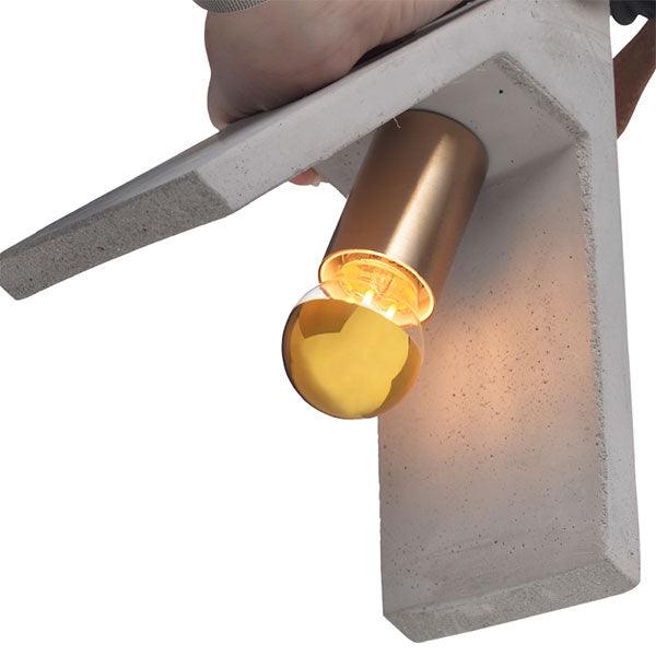 ΚΡΕΜΑΣΤΟ Φ/Σ 3ΧΕ27 ΤΣΙΜΕΝΤΟ+ΔΕΡΜΑ Φ43ΧΗ110CM ALFA - ledmania.gr