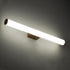 GloboStar® MABEL 60431 Μοντέρνο Φωτιστικό Τοίχου - Απλίκα Καθρέπτη Μπάνιου - Πίνακα LED 12W 1400lm 270° AC 220-240V IP44 Μ60 x Π10 x Υ5cm - Φυσικό Λευκό 4500K - Χάλκινο - ledmania.gr