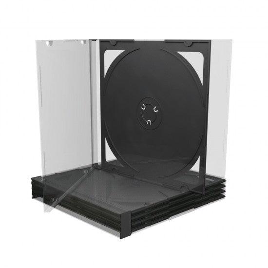 MediaRange CD Jewelcase for 2 discs 10.4mm Black tray (MRBOX23) - ledmania.gr