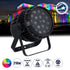 GloboStar® 51114 MINOTAUR Επαγγελματική Κεφαλή PAR DMX512 216W AC 230V 4in1 BEAM - WASH - SPOT - ZOOM 8° - 60° OSRAM LED Αδιάβροχη IP65 RGBW - Μαύρο - L24.8 x W28 x H37cm - ledmania.gr