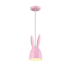 Φωτιστικό κρεμαστό BUNNY 1xΕ27 μεταλλικό ροζ D12xh100cm - ledmania.gr