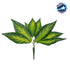 GloboStar® PEACE LILY 78277 Τεχνητό Φυτό Σπαθίφυλλο - Μπουκέτο Διακοσμητικών Φυτών - Κλαδιών με Φύλλωμα Πράσινο - Κίτρινο Υ33cm - ledmania.gr