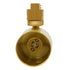 GloboStar® LEO 60357 Κινούμενο Στρόγγυλο Φωτιστικό Σποτ Ράγας Αλουμινίου με Ντουί GU10 AC 220-240V IP20 Φ6 x Υ19cm - 2 Γραμμών - Χρυσό Πλατίνα - ledmania.gr