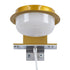 GloboStar® KIARA 60401 Μοντέρνο Φωτιστικό Τοίχου - Απλίκα Καθρέπτη Μπάνιου με 3 Τρόπους Τοποθέτησης LED 5W 560lm 120° AC 220-240V IP44 Μ10 x Π13 x Υ3cm - Φυσικό Λευκό 4500K - Χρυσό - ledmania.gr