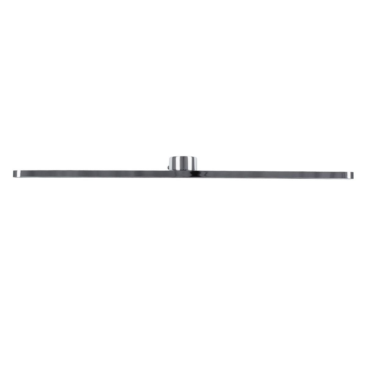 GloboStar® MEGAN 60449 Μοντέρνο Φωτιστικό Τοίχου - Απλίκα Καθρέπτη Μπάνιου - Πίνακα LED 12W 1400lm 120° AC 220-240V IP44 Μ60 x Π12 x Υ4cm - Φυσικό Λευκό 4500K - Χρώμιο Νίκελ - ledmania.gr