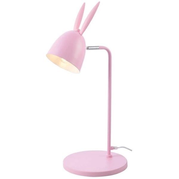 Επιτραπέζιο φωτιστικό BUNNY 1xΕ27 μεταλλικό ροζ 27x22xh56cm - ledmania.gr