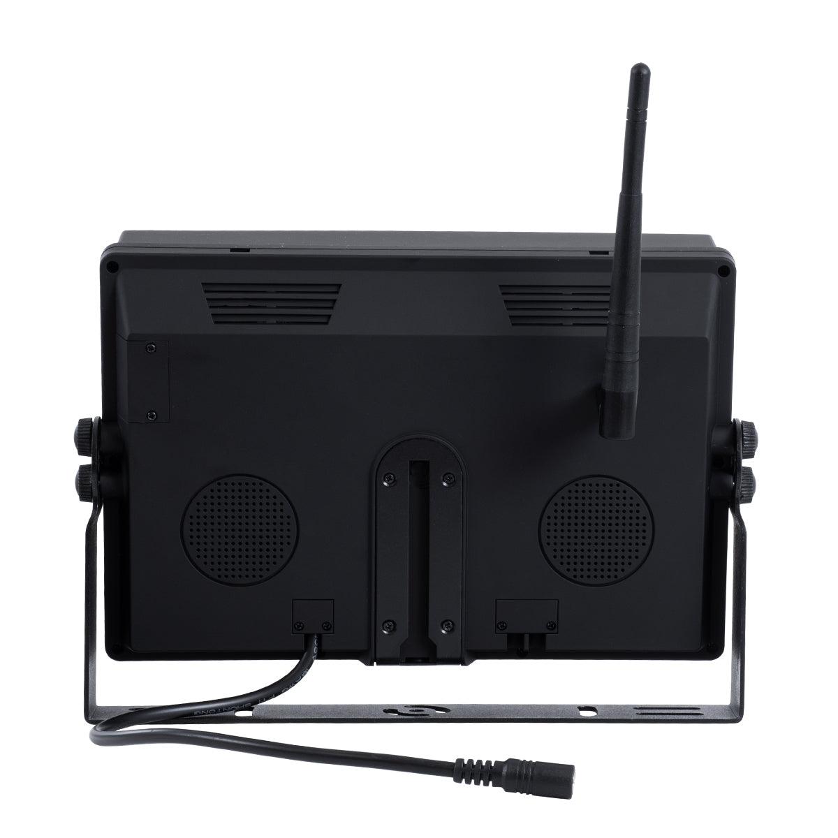 GloboStar® 86069 Έγχρωμη Οθόνη 9" WiFi για Αυτοκινητο - Φορτηγό DC 12-24V - για Σύνδεση έως 4 WiFi Κάμερες 1080P HD Οπισθοπορείας - Μαύρο - ledmania.gr